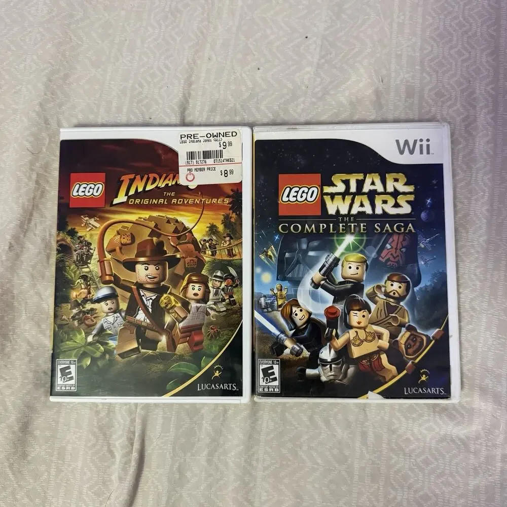 Wii LEGO Star Wars The Complete Saga & Indiana Jones Bundle
